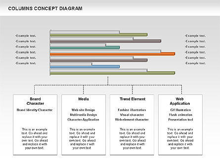 Gráfico de barras apilado, Diapositiva 9, 01009, Modelos de negocios — PoweredTemplate.com