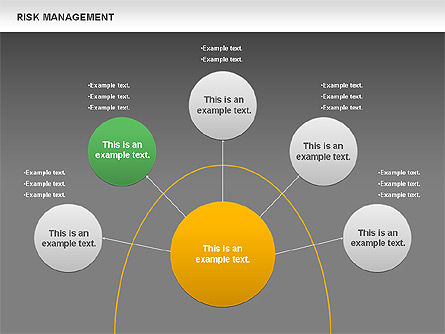 Risikobereichsdiagramm, Folie 14, 01013, Business Modelle — PoweredTemplate.com