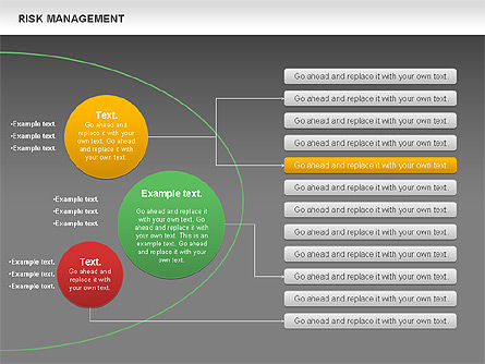 Risicogebied beheer diagram, Dia 16, 01013, Businessmodellen — PoweredTemplate.com