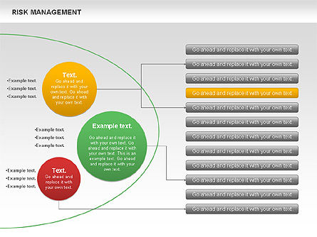 Risicogebied beheer diagram, Dia 5, 01013, Businessmodellen — PoweredTemplate.com