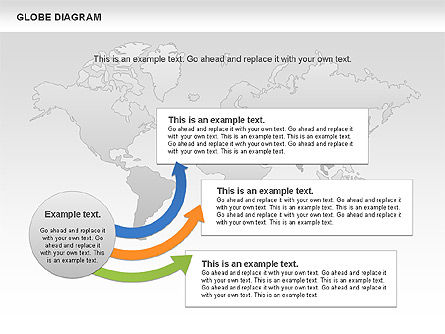 Globe Diagram, Slide 11, 01016, Business Models — PoweredTemplate.com