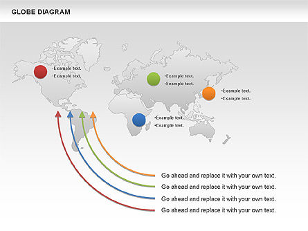 Diagramma globo, Slide 4, 01016, Modelli di lavoro — PoweredTemplate.com