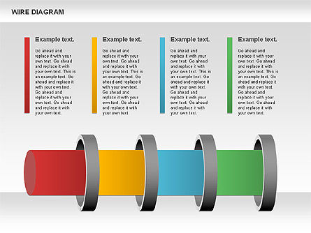 Diagrama de alambre, Diapositiva 10, 01018, Diagramas de la etapa — PoweredTemplate.com