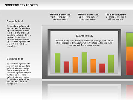 Screens Textboxes, Slide 10, 01020, Text Boxes — PoweredTemplate.com