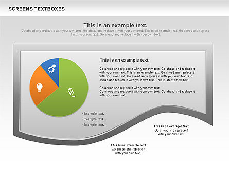 Pantallas Cuadros de texto, Diapositiva 11, 01020, Cuadros de texto — PoweredTemplate.com