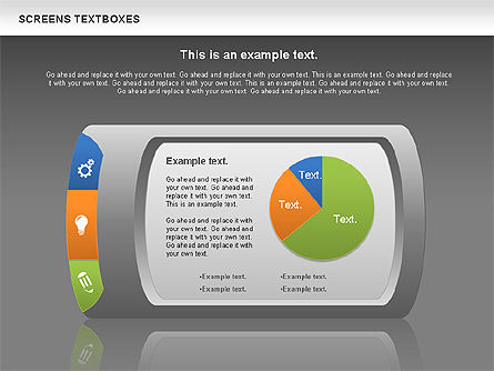 Screens Textboxes, Slide 12, 01020, Text Boxes — PoweredTemplate.com