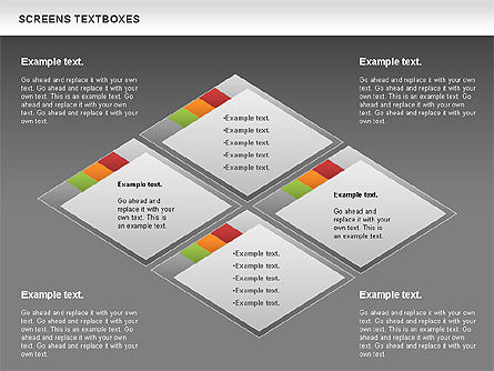 Screens Textboxes, Slide 15, 01020, Text Boxes — PoweredTemplate.com