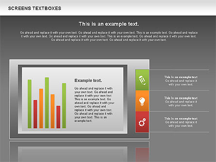 Screens Textboxes, Slide 16, 01020, Text Boxes — PoweredTemplate.com
