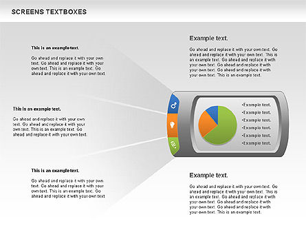 Pantallas Cuadros de texto, Diapositiva 3, 01020, Cuadros de texto — PoweredTemplate.com