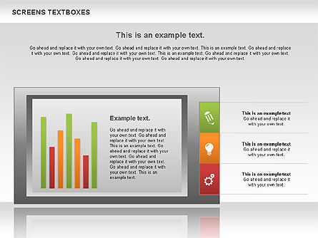 Screens Textboxes, Slide 5, 01020, Text Boxes — PoweredTemplate.com
