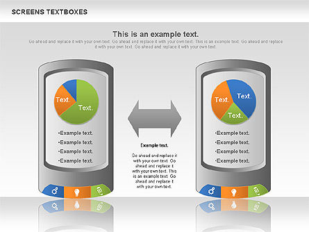 Screens Textboxes, Slide 6, 01020, Text Boxes — PoweredTemplate.com