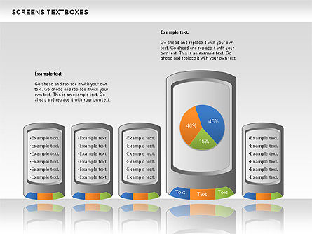 Screens Textboxes, Slide 9, 01020, Text Boxes — PoweredTemplate.com