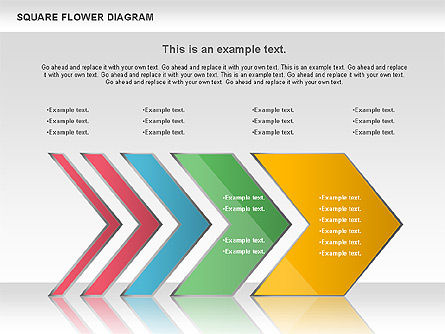 Diagram Bunga Dan Chevron, Slide 10, 01021, Bentuk — PoweredTemplate.com
