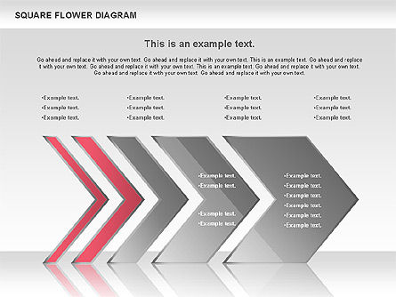 Flower e diagrama do chevron, Deslizar 7, 01021, Formas — PoweredTemplate.com