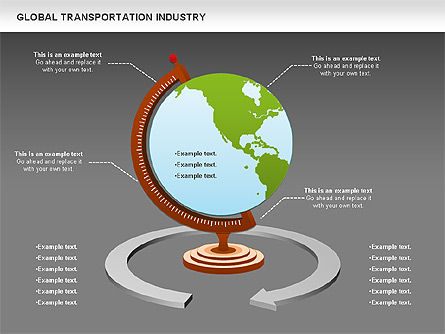 Diagrama de envío por mar, Diapositiva 15, 01022, Diagramas de la etapa — PoweredTemplate.com