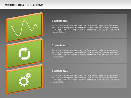 Diagram Papan Sekolah, Slide 13, 01024, Bagan dan Diagram Pendidikan — PoweredTemplate.com