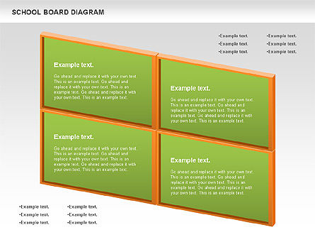 Diagram Papan Sekolah, Slide 7, 01024, Bagan dan Diagram Pendidikan — PoweredTemplate.com