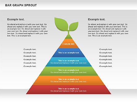 Bar Graph Sprout Chart, Slide 10, 01025, Business Models — PoweredTemplate.com