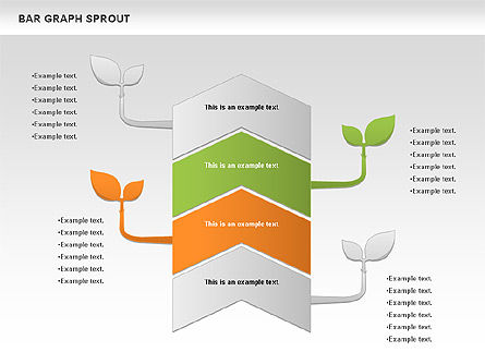 Bar Graph Sprout Chart, Slide 11, 01025, Business Models — PoweredTemplate.com