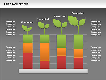 Graphique de germination du graphique à barres, Diapositive 12, 01025, Modèles commerciaux — PoweredTemplate.com