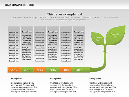 Graphique de germination du graphique à barres, Diapositive 2, 01025, Modèles commerciaux — PoweredTemplate.com