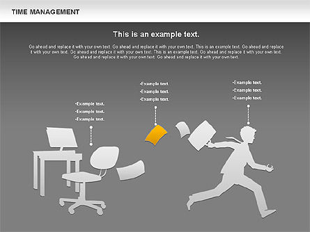 Work-time management diagram, Dia 12, 01026, Businessmodellen — PoweredTemplate.com