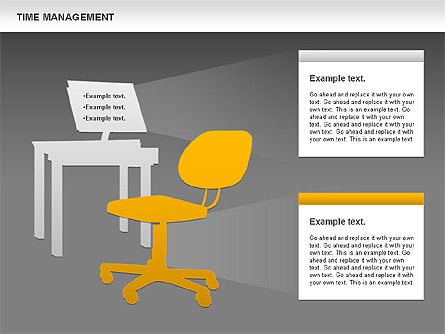 Work-time management diagram, Dia 15, 01026, Businessmodellen — PoweredTemplate.com
