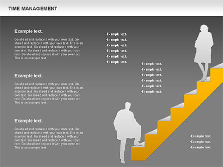 Work-time management diagram, Dia 16, 01026, Businessmodellen — PoweredTemplate.com
