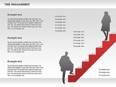Work-time management diagram, Dia 6, 01026, Businessmodellen — PoweredTemplate.com