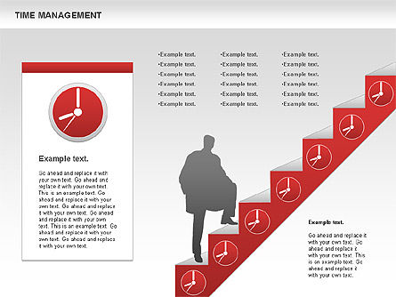 Work-time management diagram, Dia 9, 01026, Businessmodellen — PoweredTemplate.com