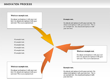 Innovation Process with Lamp Diagram, Slide 8, 01027, Process Diagrams — PoweredTemplate.com
