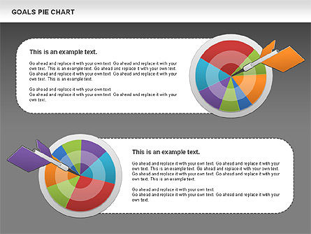 Graphique piégé des objectifs, Diapositive 15, 01029, Diagrammes circulaires — PoweredTemplate.com