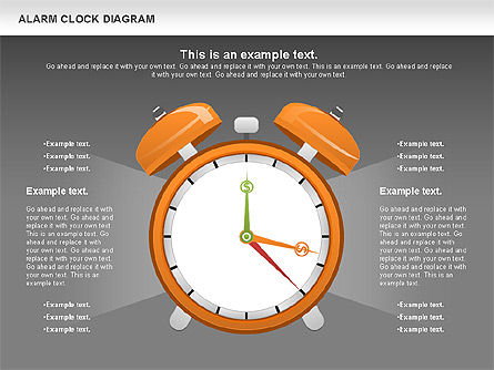 Alarm Clock Chart, Slide 12, 01030, Business Models — PoweredTemplate.com