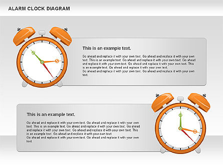 알람 시계 차트, 슬라이드 8, 01030, 비즈니스 모델 — PoweredTemplate.com