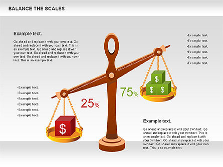 Balance the Scales Diagram, Slide 11, 01031, Business Models — PoweredTemplate.com