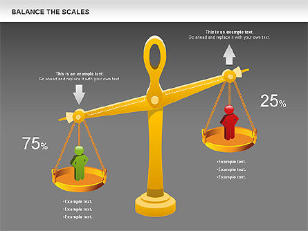 Balance the Scales Diagram, Slide 12, 01031, Business Models — PoweredTemplate.com