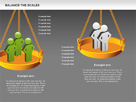 Équilibrez le diagramme des écailles, Diapositive 15, 01031, Modèles commerciaux — PoweredTemplate.com