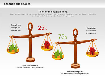 Balance the Scales Diagram, Slide 5, 01031, Business Models — PoweredTemplate.com