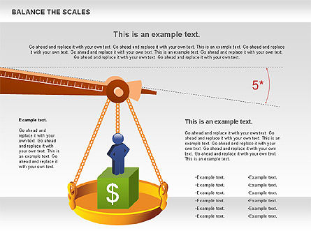 Balance the Scales Diagram, Slide 6, 01031, Business Models — PoweredTemplate.com