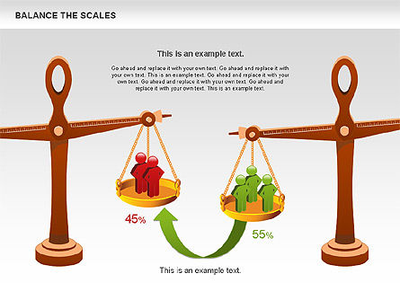 Équilibrez le diagramme des écailles, Diapositive 7, 01031, Modèles commerciaux — PoweredTemplate.com