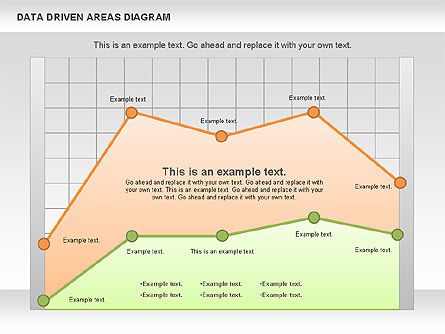 Data driven area diagram, Modelo do PowerPoint, 01032, Modelos de Negócio — PoweredTemplate.com