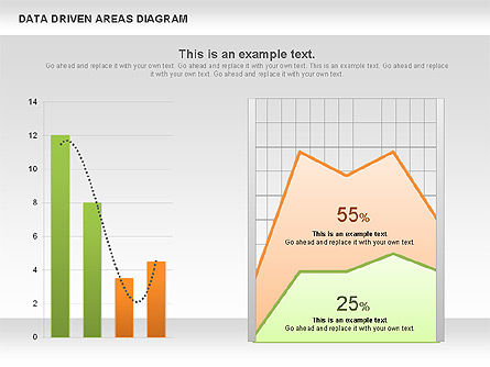 Data driven area diagram, Deslizar 2, 01032, Modelos de Negócio — PoweredTemplate.com