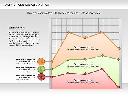 Diagramme de zone de données, Diapositive 8, 01032, Modèles commerciaux — PoweredTemplate.com