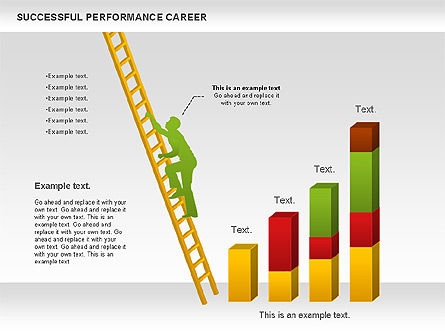 Carrière de performance réussie, Diapositive 8, 01034, Modèles commerciaux — PoweredTemplate.com