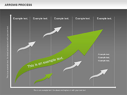 Flexible Arrows Process, Slide 16, 01036, Shapes — PoweredTemplate.com