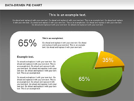 Pie Chart with Stickman (Data Driven), Slide 12, 01037, Pie Charts — PoweredTemplate.com
