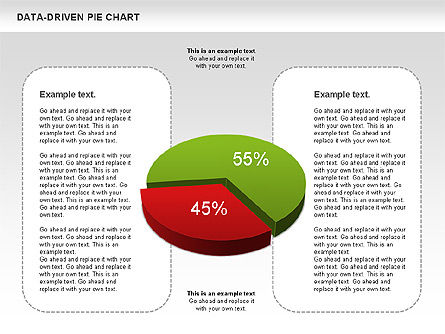 Pie Chart with Stickman (Data Driven), Slide 3, 01037, Pie Charts — PoweredTemplate.com