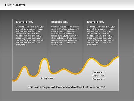 Curve chart, Deslizar 15, 01039, Gráficos — PoweredTemplate.com