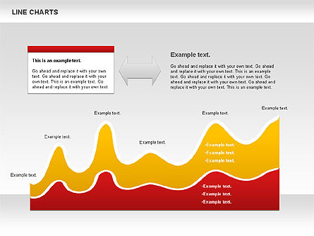 Gráfico de curvas, Diapositiva 4, 01039, Gráficos — PoweredTemplate.com