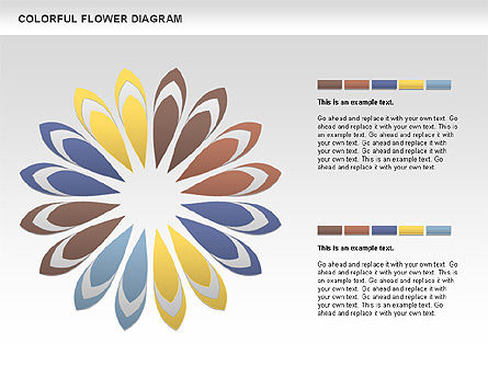 Kleurrijke bloem, Dia 5, 01041, Businessmodellen — PoweredTemplate.com